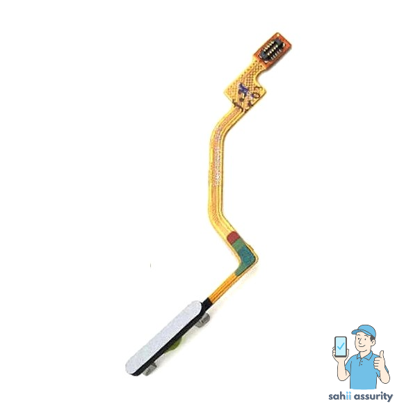 Fingerprint Sensor with Flex Cable for Xiaomi Redmi Note 9 Pro White